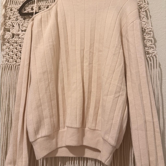 NWT Zara Off-White Sweater Size S – Women’s Cream Long Sleeve Pullover - Picture 2 of 2